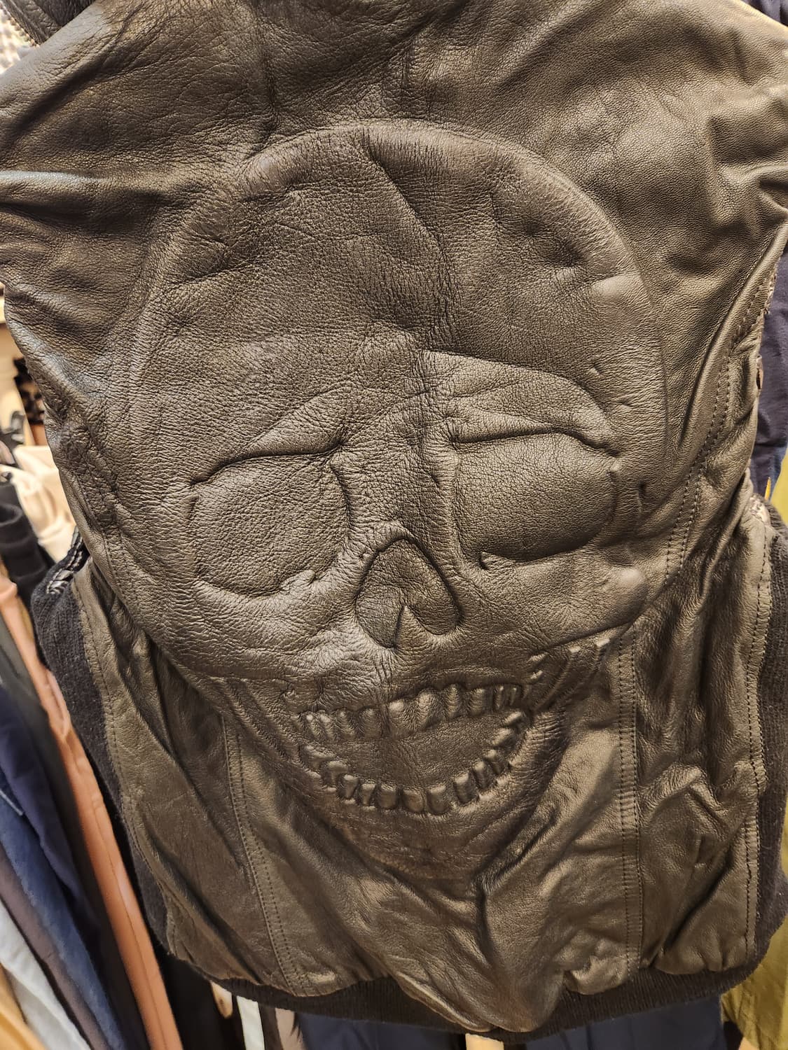 필립플레인 블랙 가죽 후드 조끼 상품이미지6