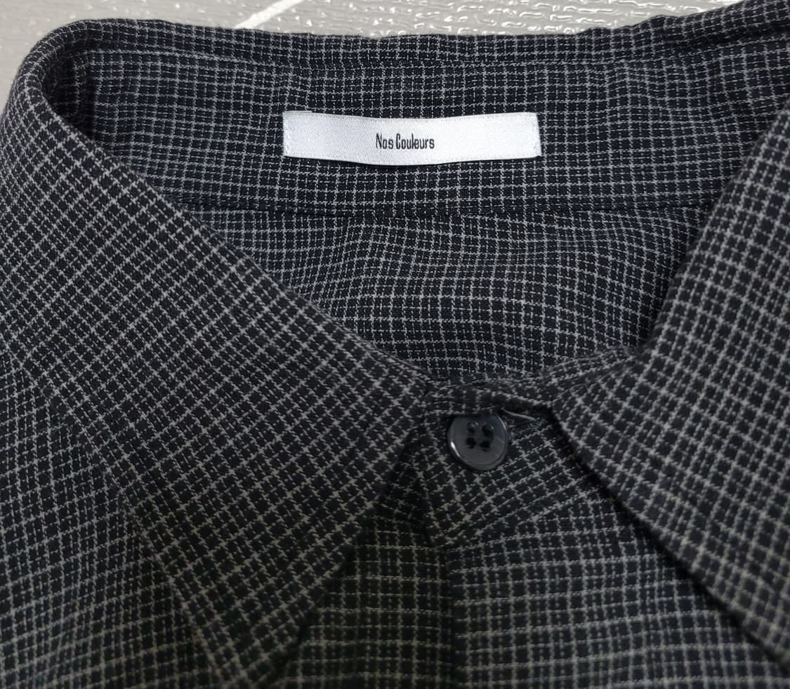 Nos Couleurs 노쿨러스 체크바이트 셔츠 1 상품이미지4