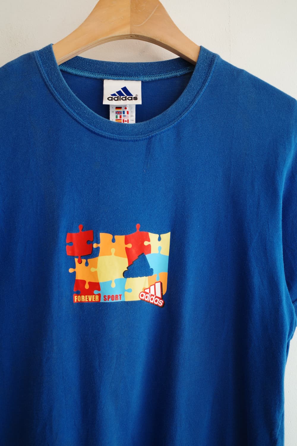 90s Adidas 아디다스 빈티지 티셔츠 상품이미지2
