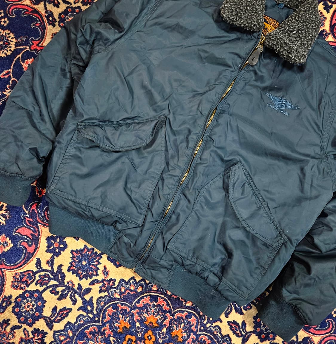 CAPTAIN WEVIC MA-1 항공점퍼 XL size 상품이미지4