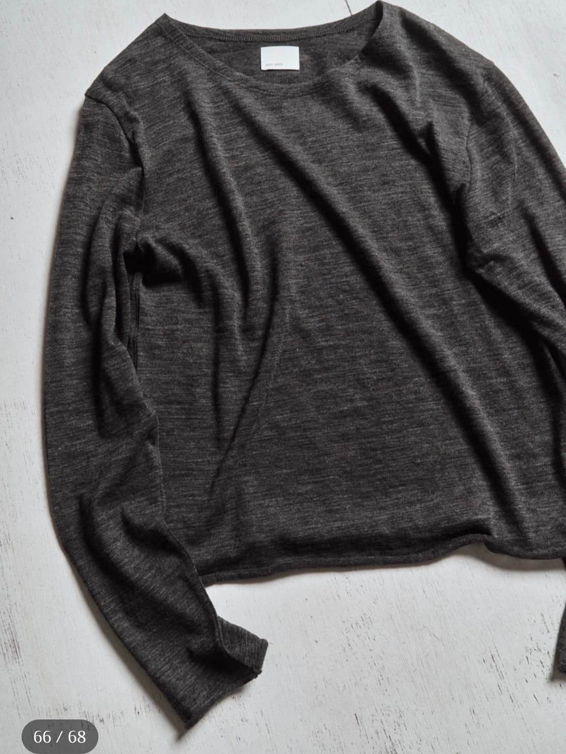 [1] 모노프리베 롱슬리브 차콜 상품이미지1