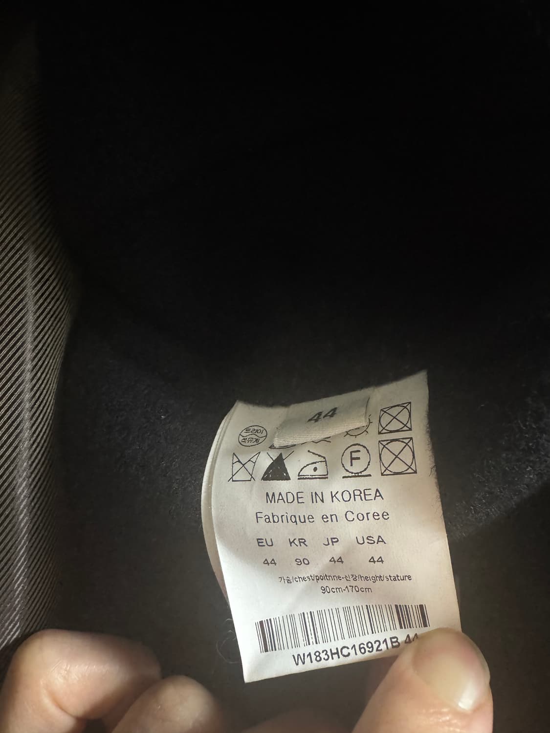 우영미 18Fw 숄카라 컬렉션 블랙 롱코트 44사이즈 실측기재 상품이미지6