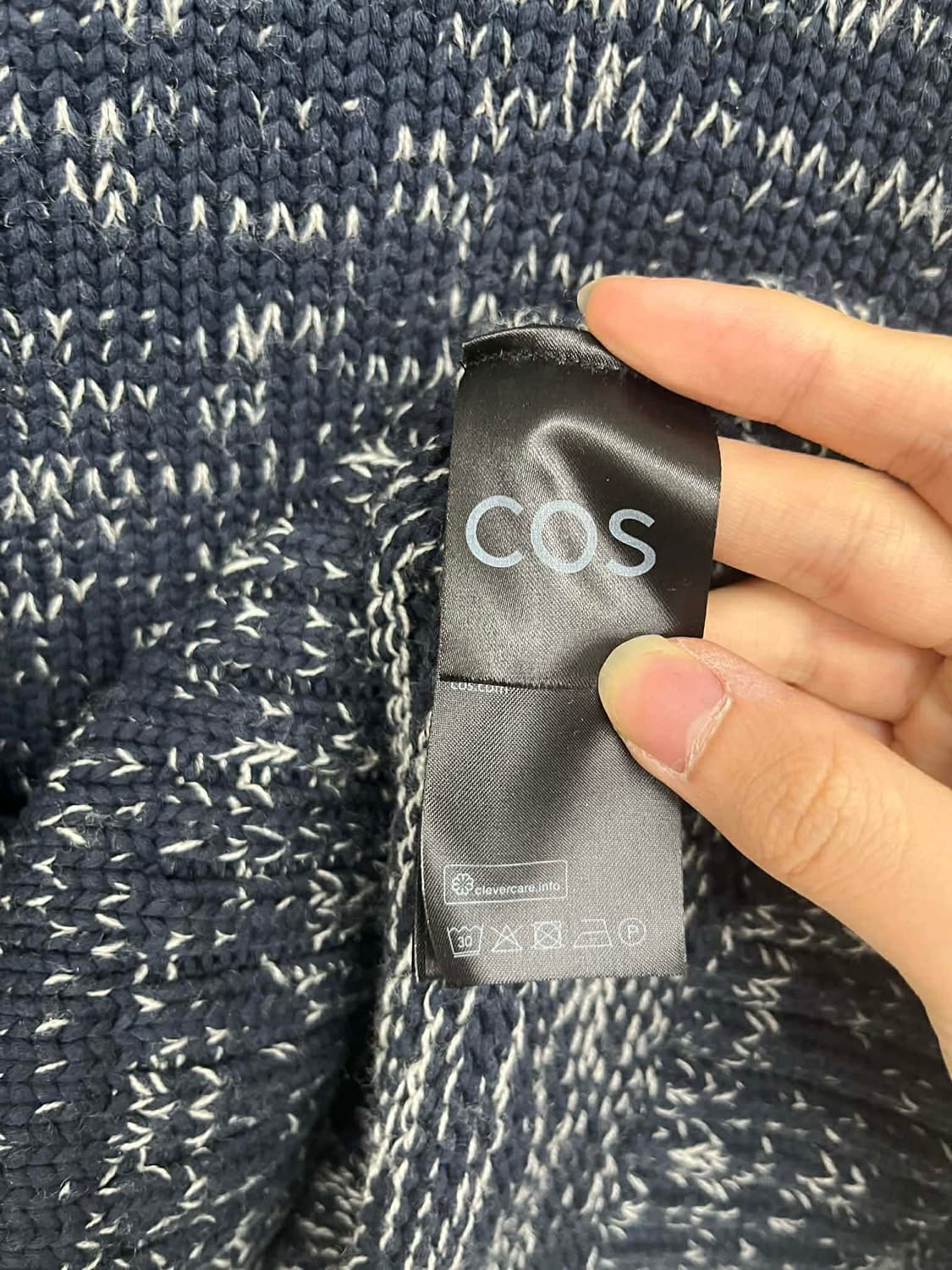 [L] COS 코스 컨트레스트 컬러블록 니트 스웨터 상품이미지7