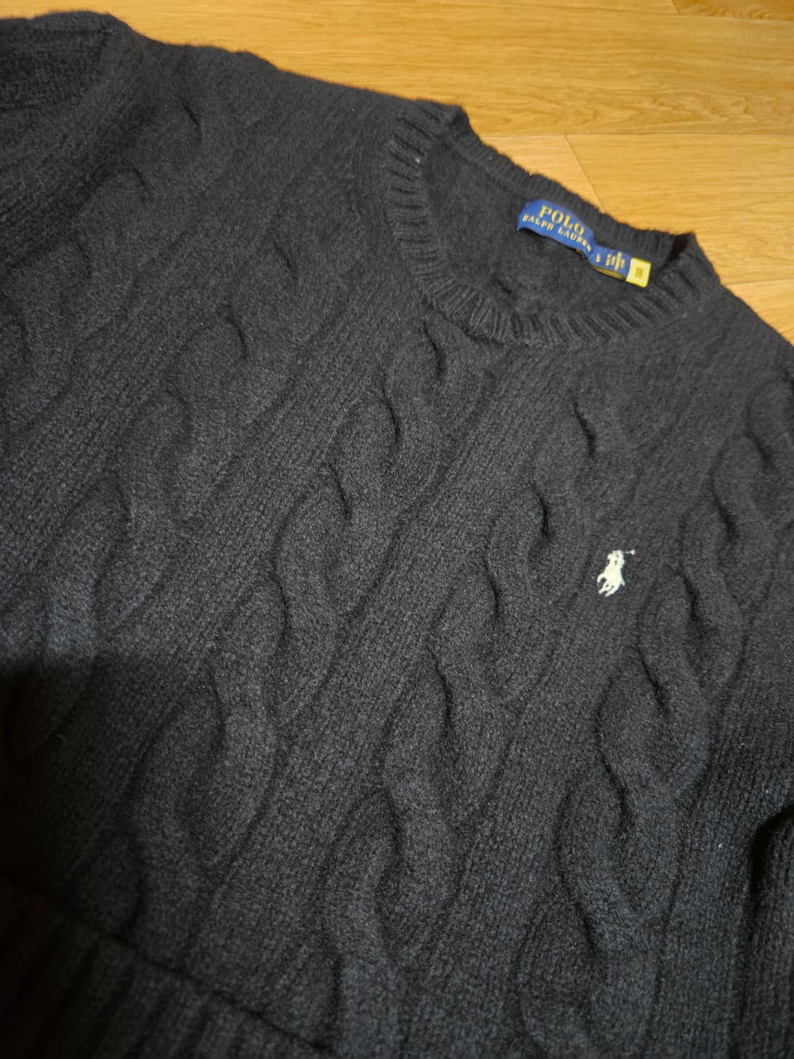 폴로 랄프로렌 정품 신형 캐시미어 케이블 스웨터 상품이미지6