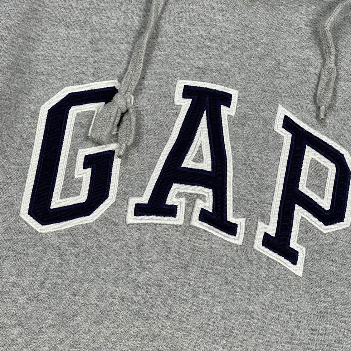 갭 GAP 빅로고 그레이 후드 티 (L) 상품이미지3