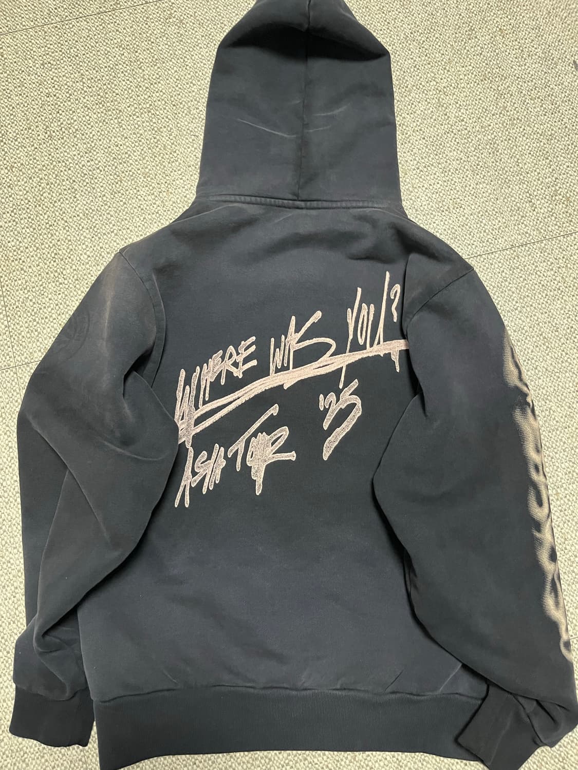 트래비스 스캇 머천 블랙 후드 S 상품이미지2