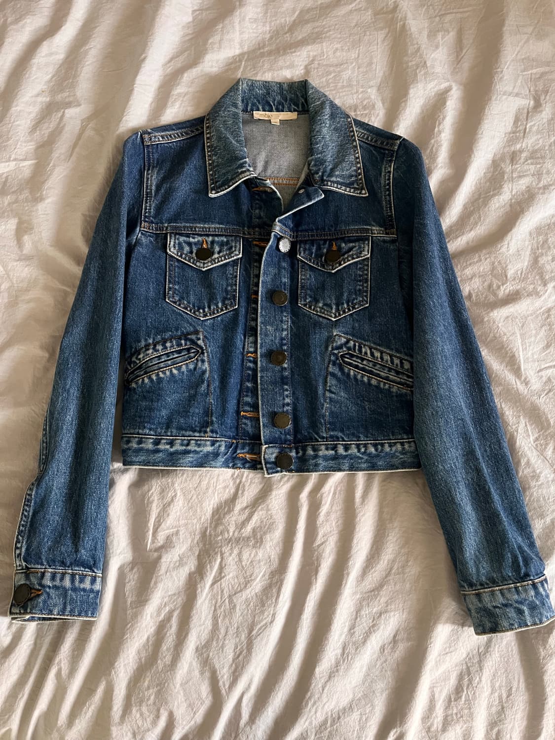 maje 마쥬 쁘띠 데님 자켓_36 사이즈 상품이미지1