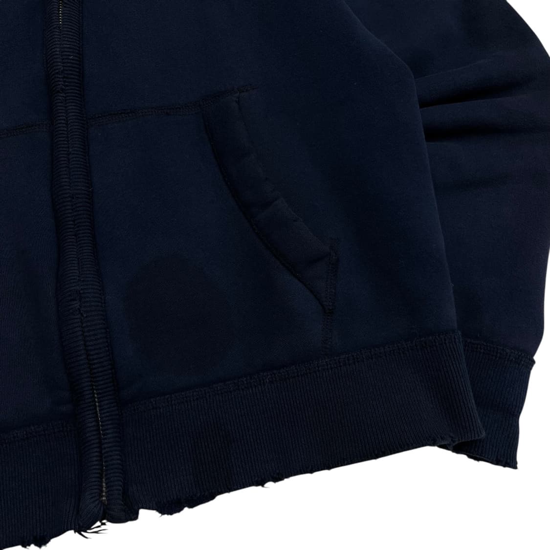 아베크롬비 센터로고 네이비 후드집업 XXL 상품이미지6