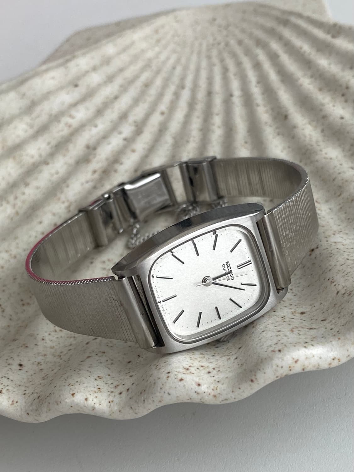 Seiko 세이코 스노우 스퀘어 실버 쿼츠 상품이미지3