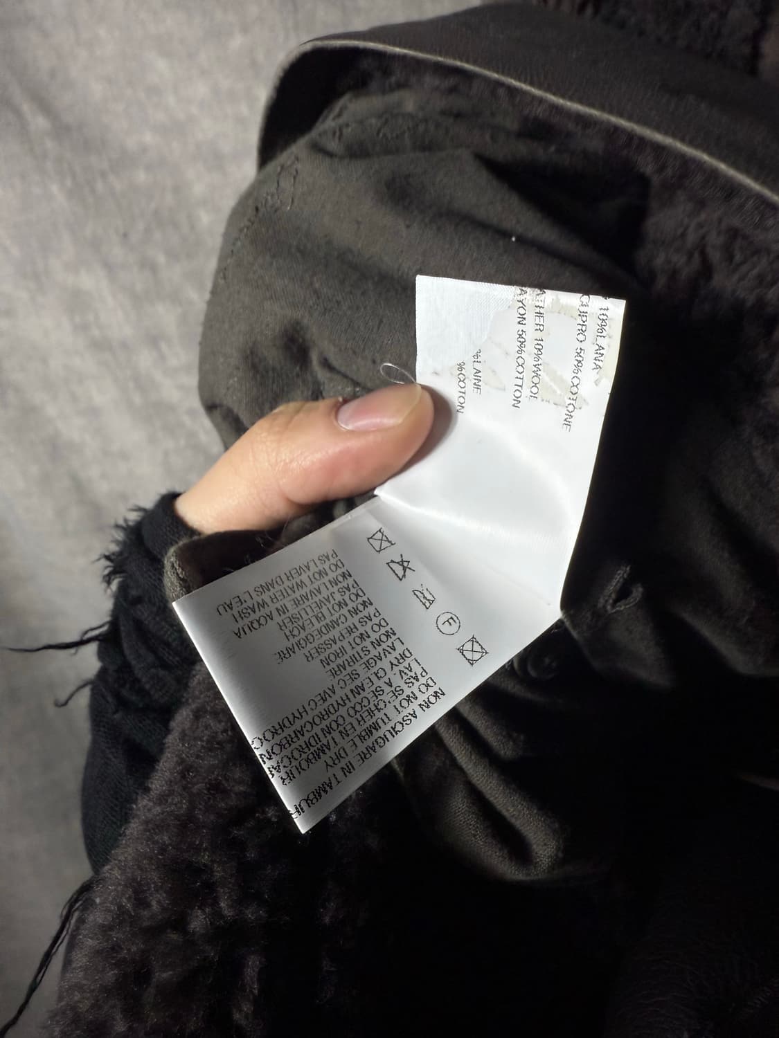 Rick Owens High Neck Shearling Jacket 상품이미지7