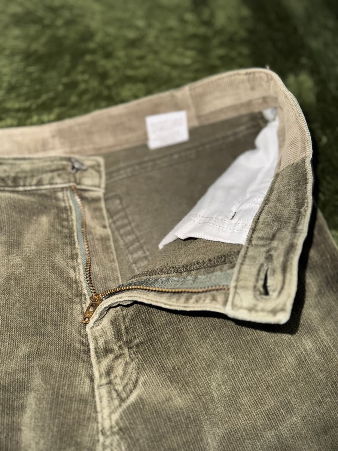 레이디 랭글러 재팬 모던 베이직 라인 코듀로이 부츠컷 팬츠 올리브 상품이미지3