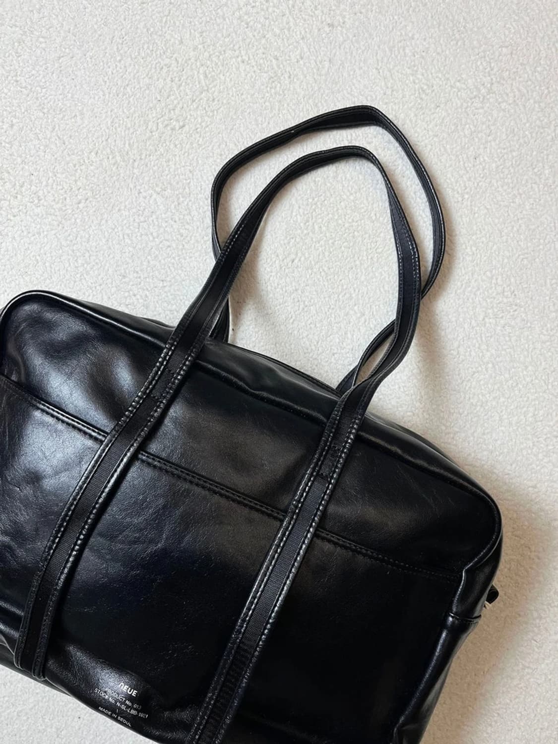 노이에 NEUE 올시즌 레더 보스턴백 A1861 상품이미지2