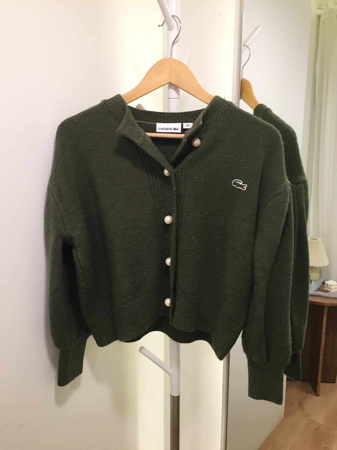 여성 라코스테 니트 가디건 100 상품이미지3