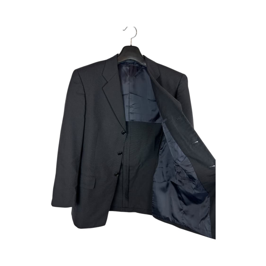 M) 히로코 코시노 클래식 3버튼 블랙 수트 SO-P-- 상품이미지2