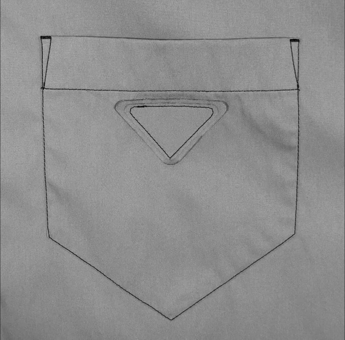 (새상품) 프라다 스트래치 코튼 셔츠 자켓 그레이 M 상품이미지7