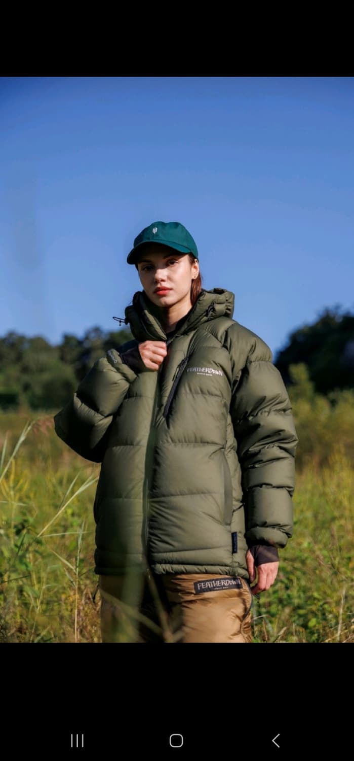 패더다운 HD 퍼텍스 구스 패딩 카키 XL 상품이미지1