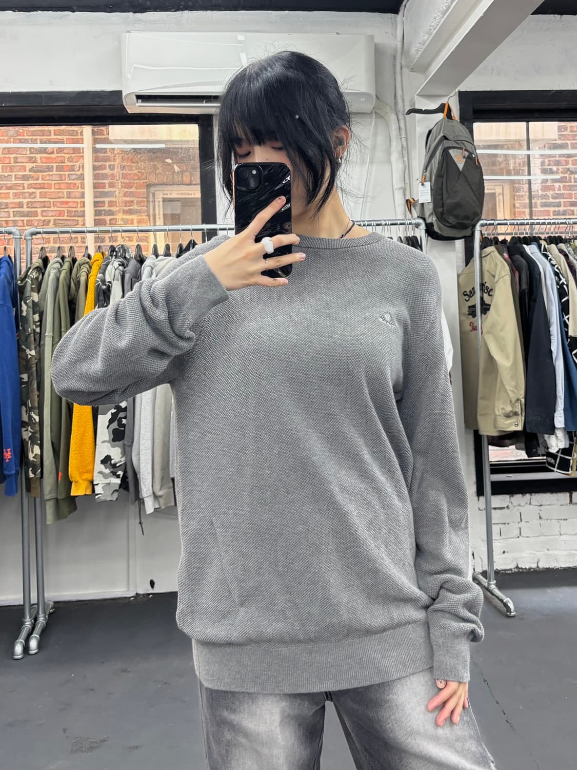 Gant 스펠로고 와플 니트 상품이미지1