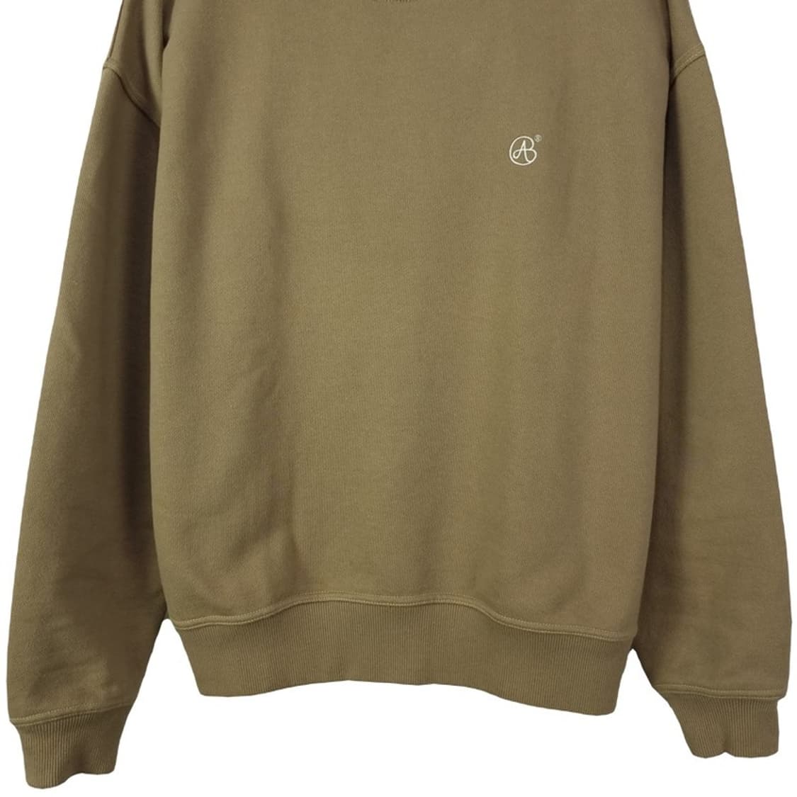 [앤더슨벨] 로고 자수 오버핏 맨투맨 M18879 상품이미지5