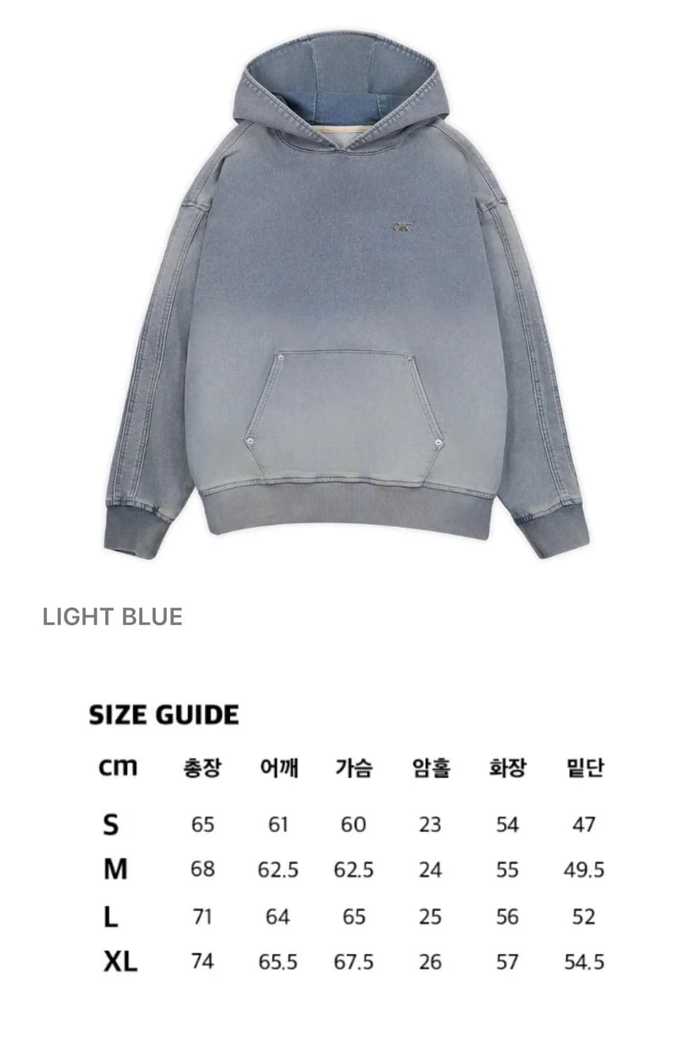 새상품) OIO COLLECTION  오아이오아이 후드티 M 상품이미지3