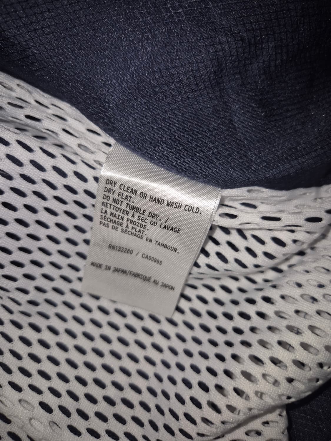 톰브라운 4바 봄버 바람막이 자켓 네이비 상품이미지7