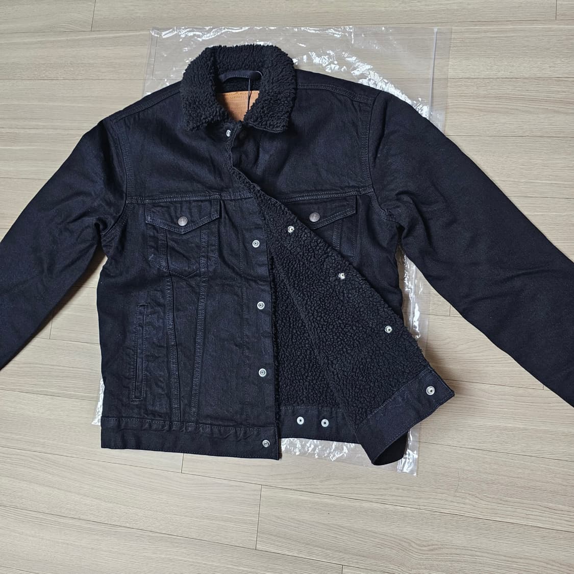 US S (체감M~L) 리바이스 타입3 쉐르파 양털 트러커 자켓 새제품 상품이미지2