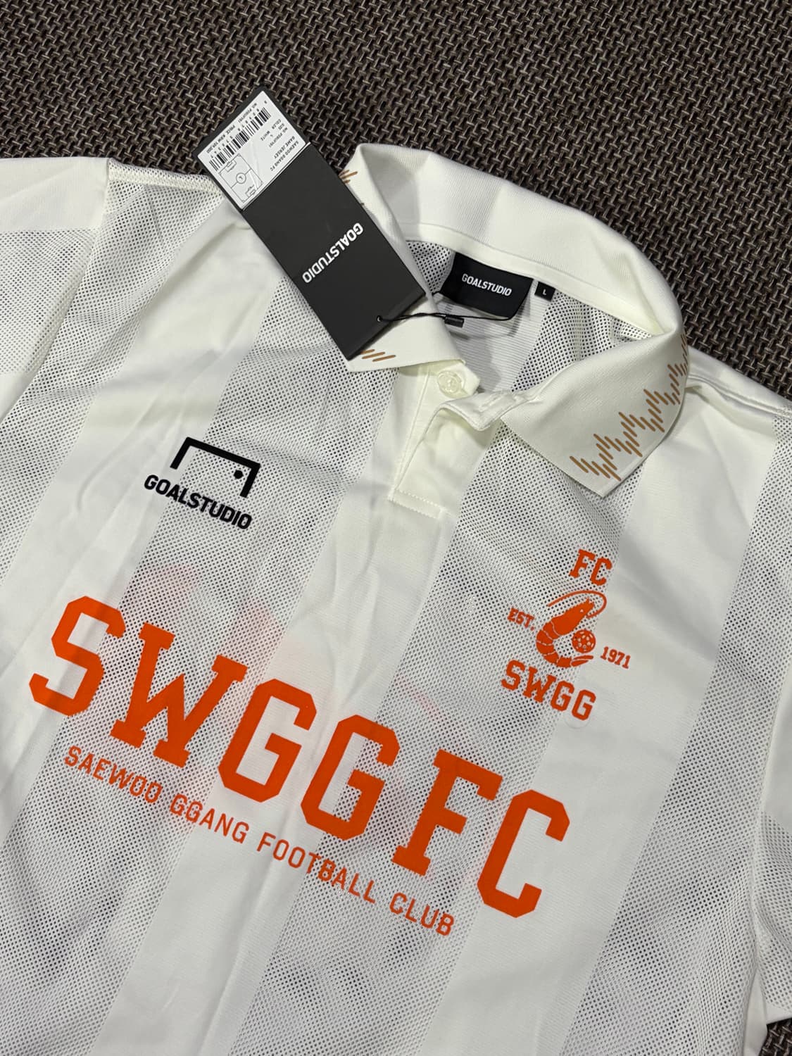 골스튜디오 새우깡FC 한정 유니폼 상품이미지1