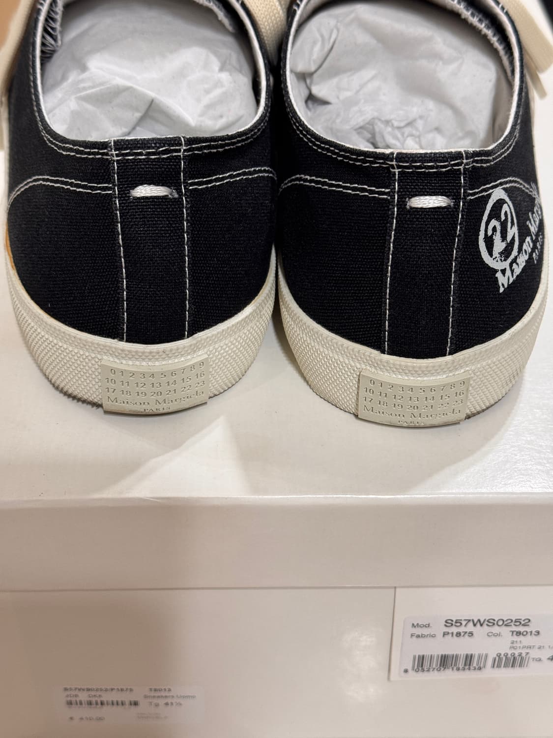 메종 마르지엘라 타비 로우 블랙 상품이미지4