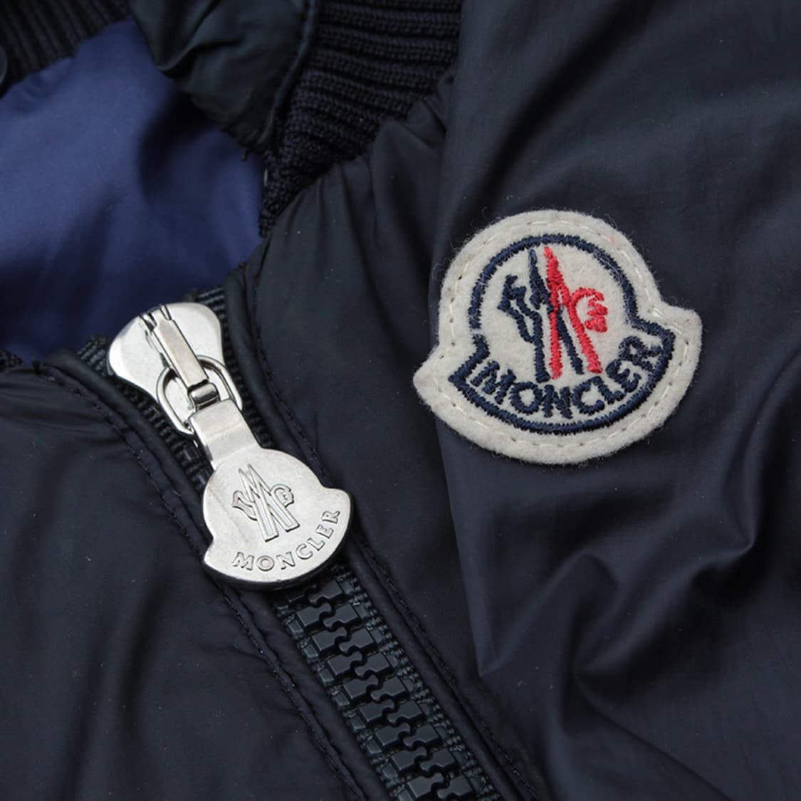 몽클레르 키즈 미드나잇블루 후드 윈드브레이커 자켓 6세 상품이미지4