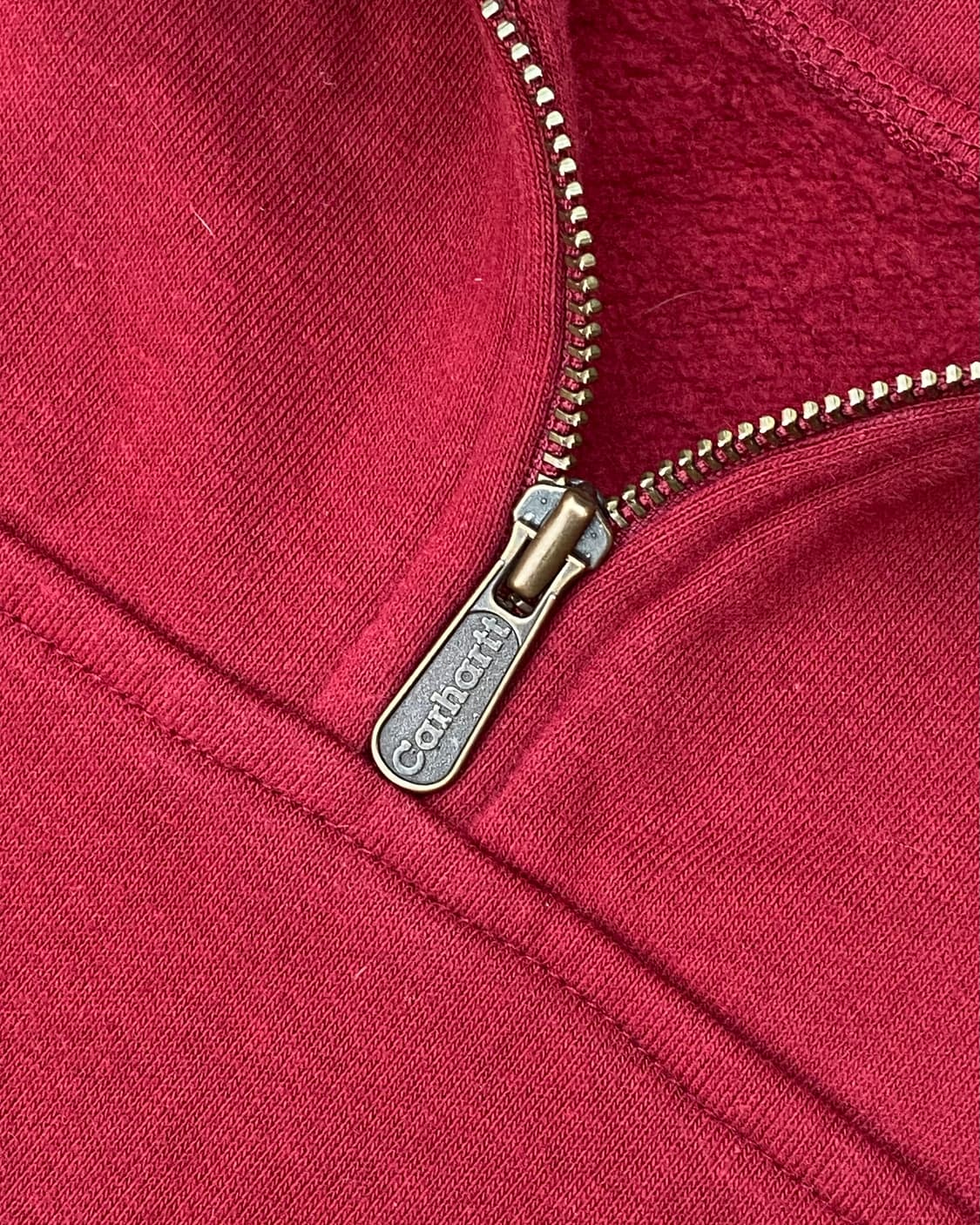 3XL) 칼하트 레드 반집업 스웻셔츠 상품이미지4