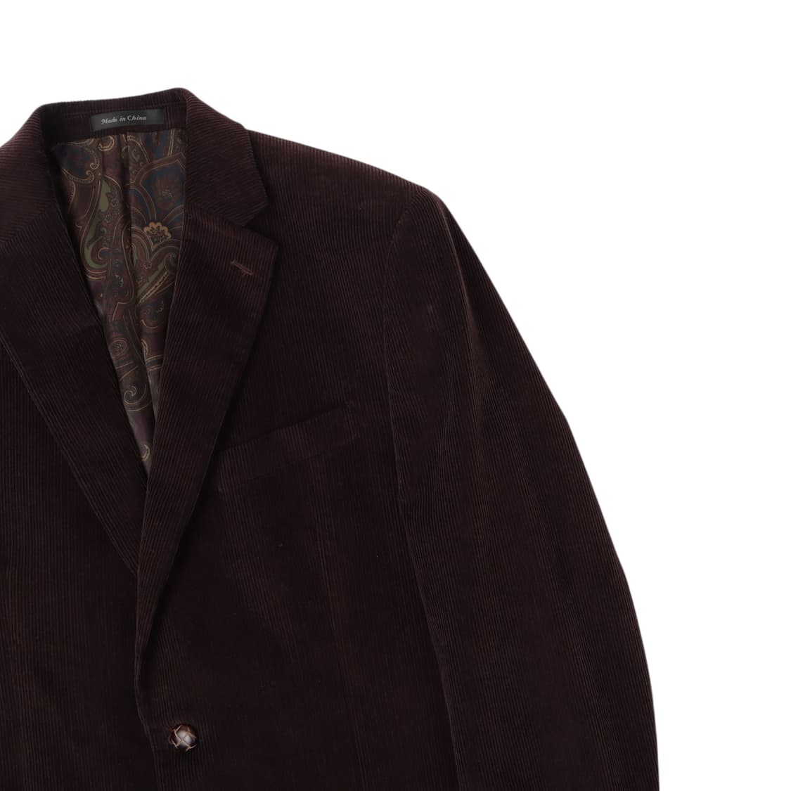 로렌 랄프로렌 브라운 코듀로이 우드 2B 자켓 상품이미지3