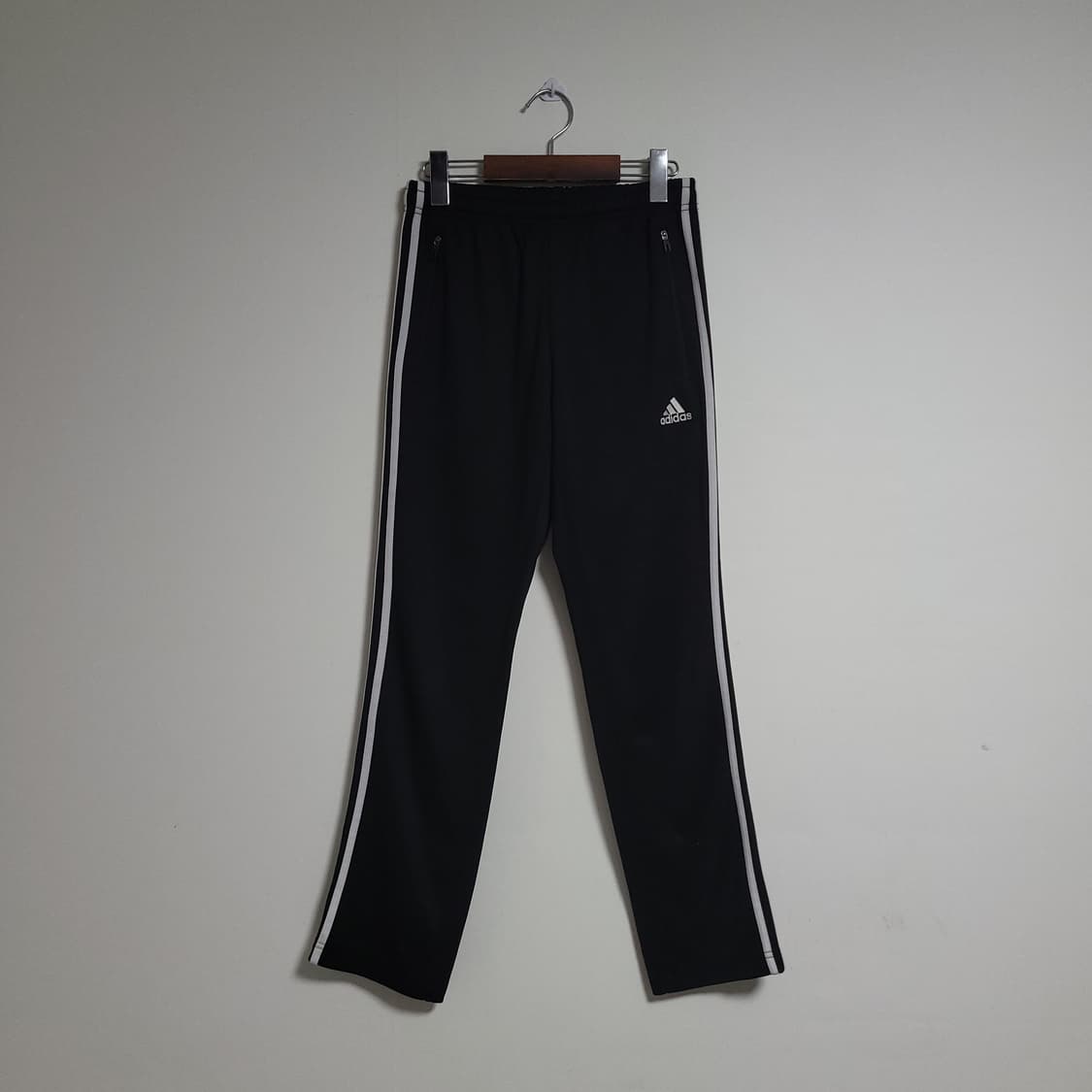 (S) ADIDAS 아디다스 삼선 트레이닝 바지 블랙 상품이미지1