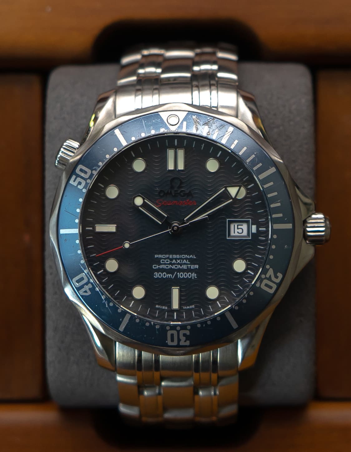 오메가 씨마스터 300 청판 코엑시얼 41mm 오토매틱 시계 상품이미지1