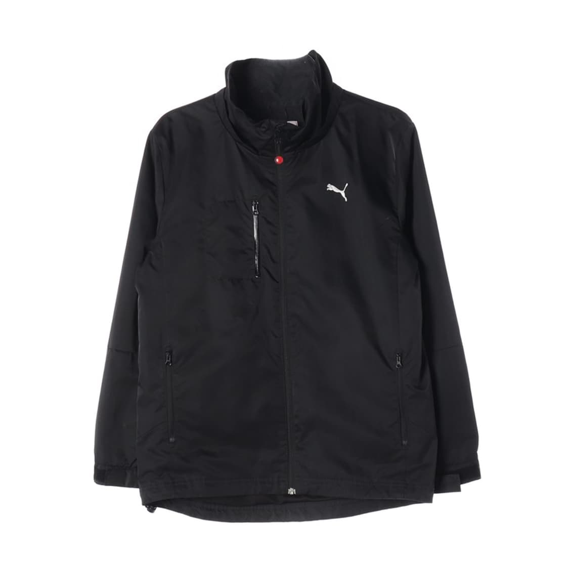 PUMA 블랙 미니멀 스탠드넥 짚업 자켓 M 상품이미지1