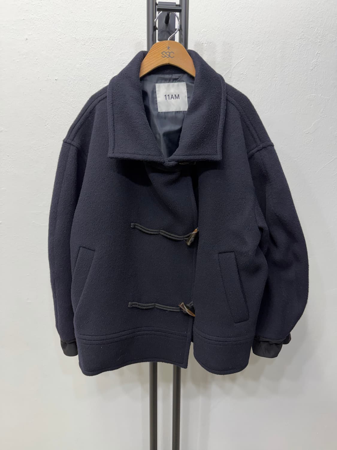 정품) 11AM 일레븐에이엠 여성 오버사이즈 더플코트 F 상품이미지1