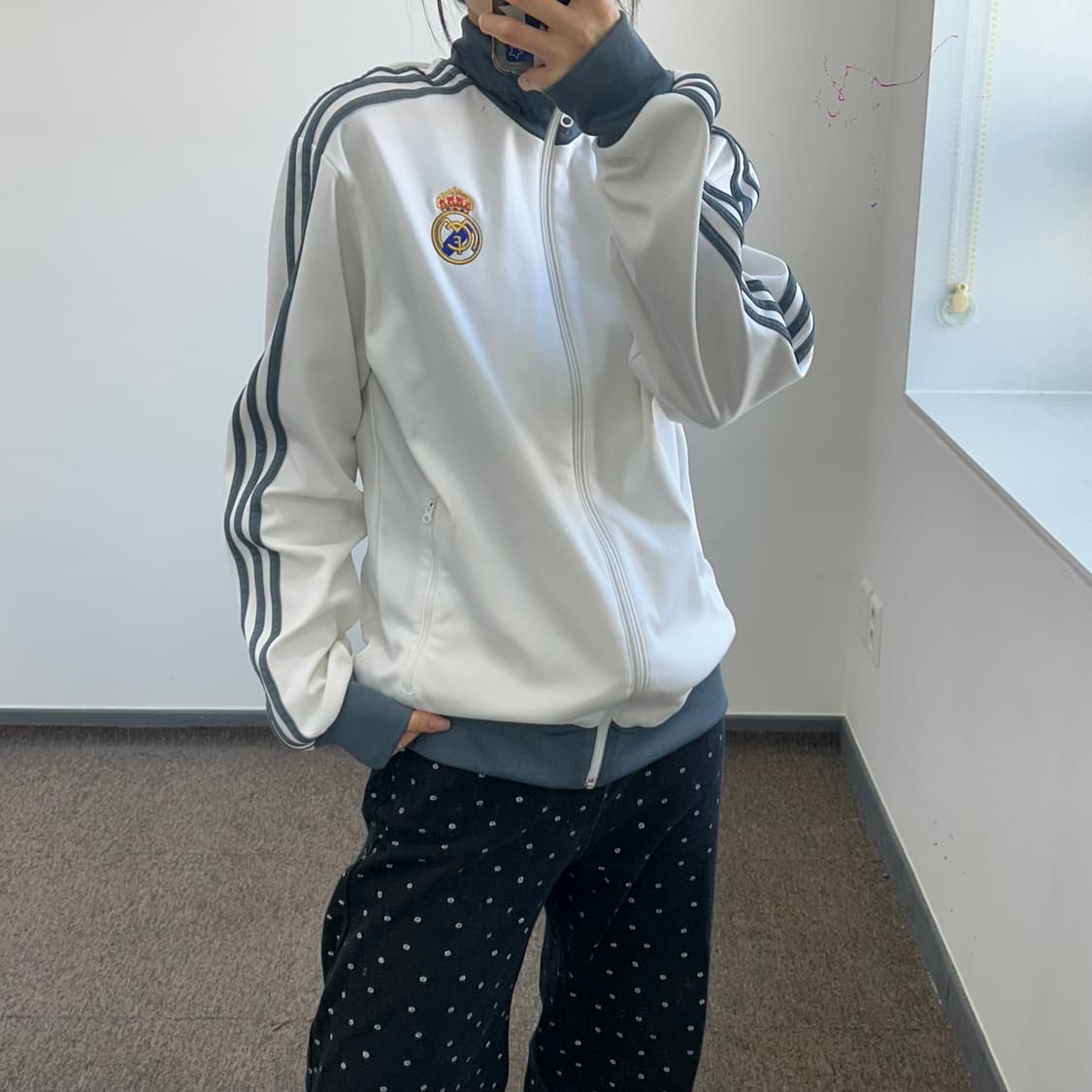 Adidas 레알마드리드 애쉬블루 트랙탑 져지  상품이미지2