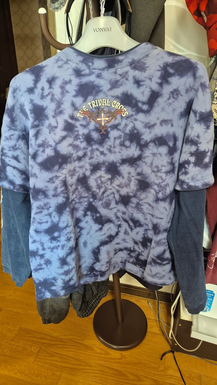 Hall of fame 타이다이 락시크 레이어드 롱슬리브 상품이미지8