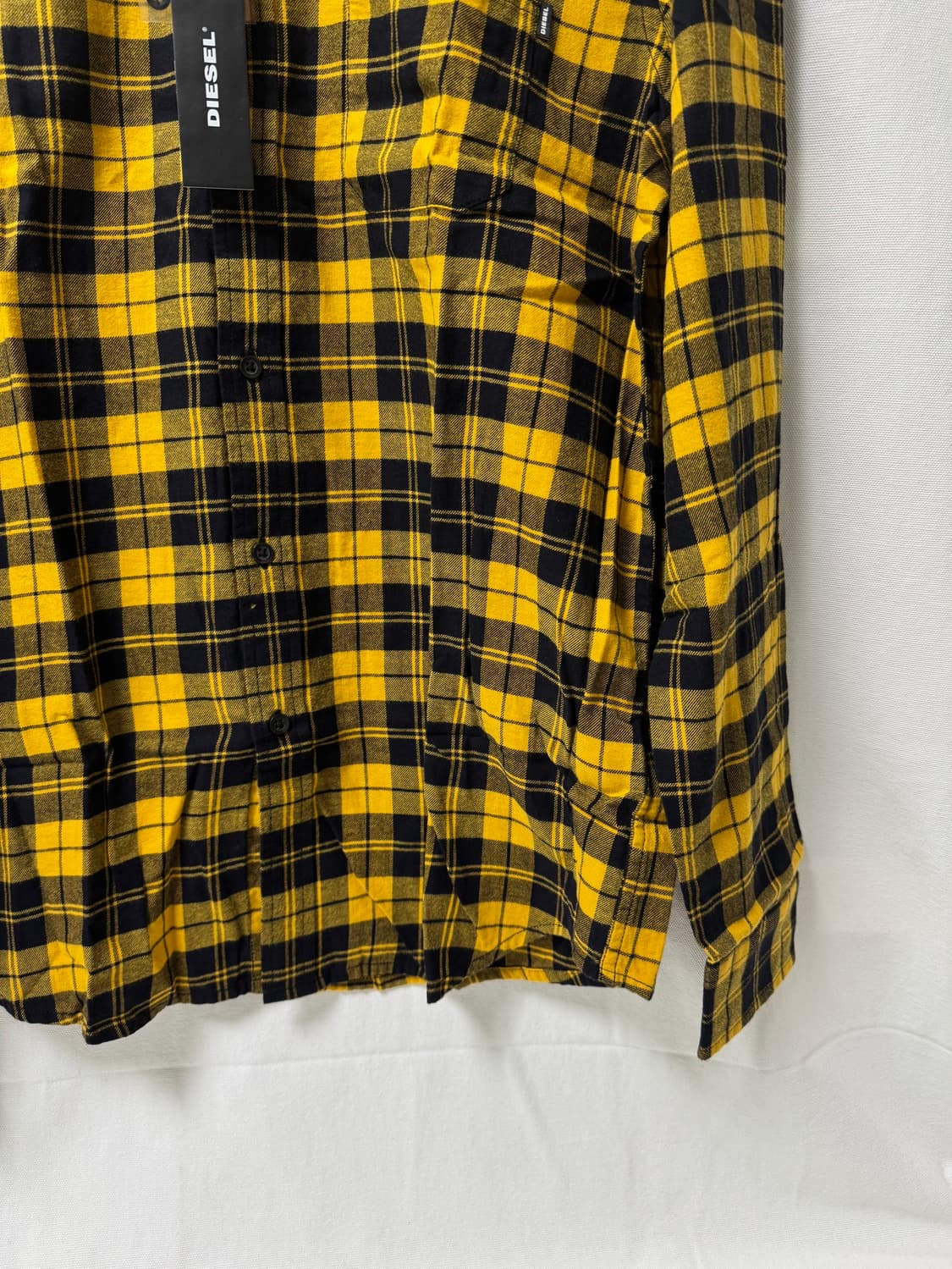 Diesel 디젤 체크 패턴 셔츠 L 새상품 상품이미지5