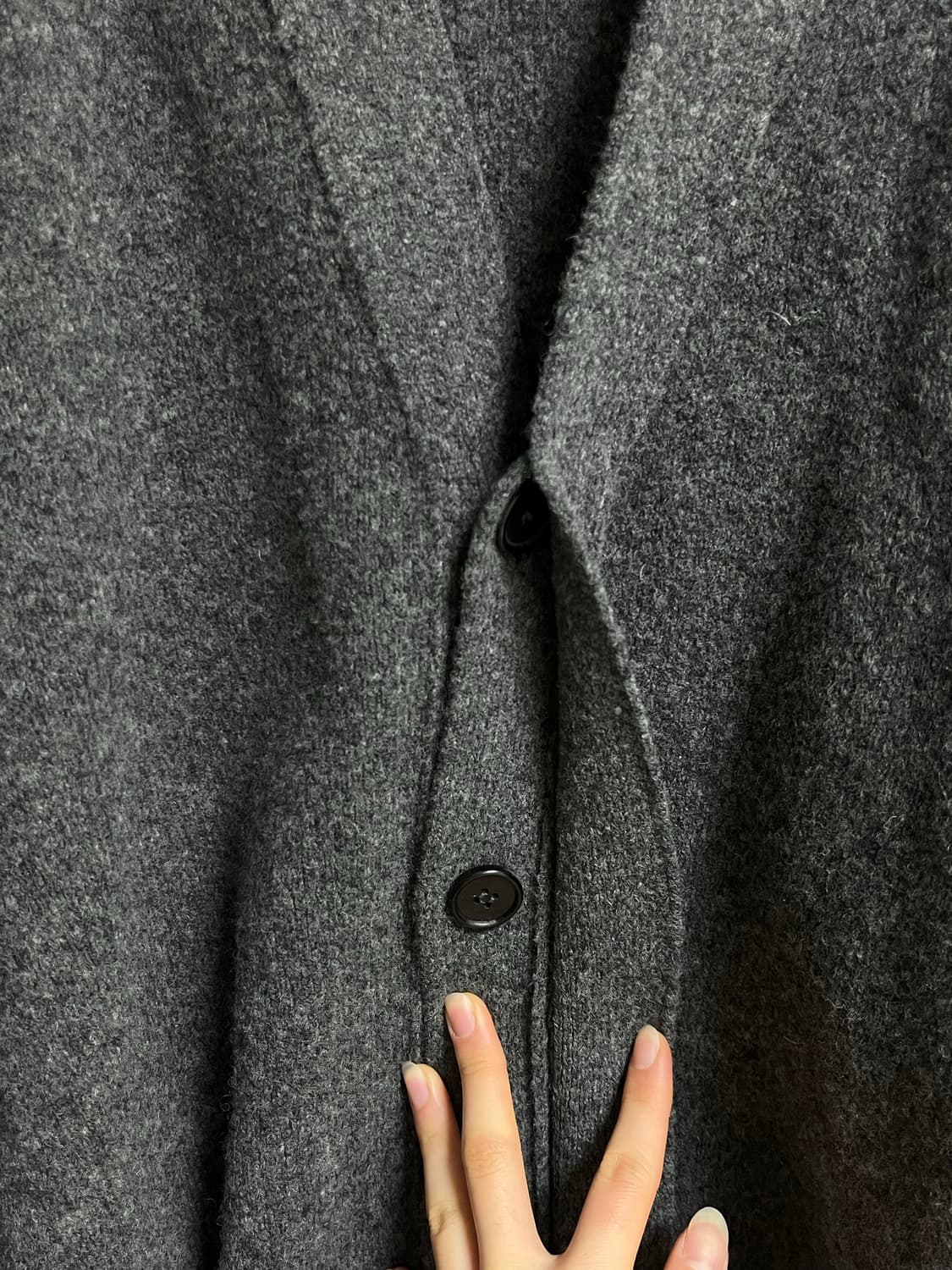 준지 그레이 모 가디건 상품이미지2