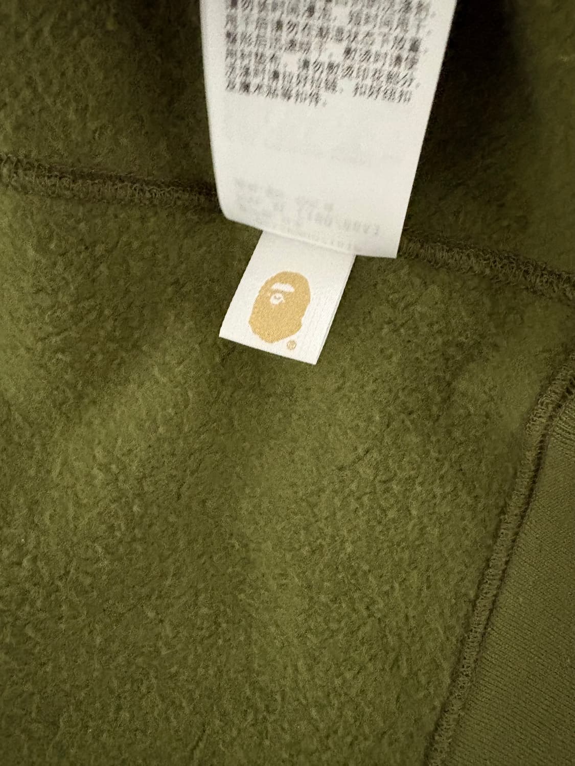 [XL] 베이프 퍼스트 카모 샤크 후드집업 녹계 상품이미지7