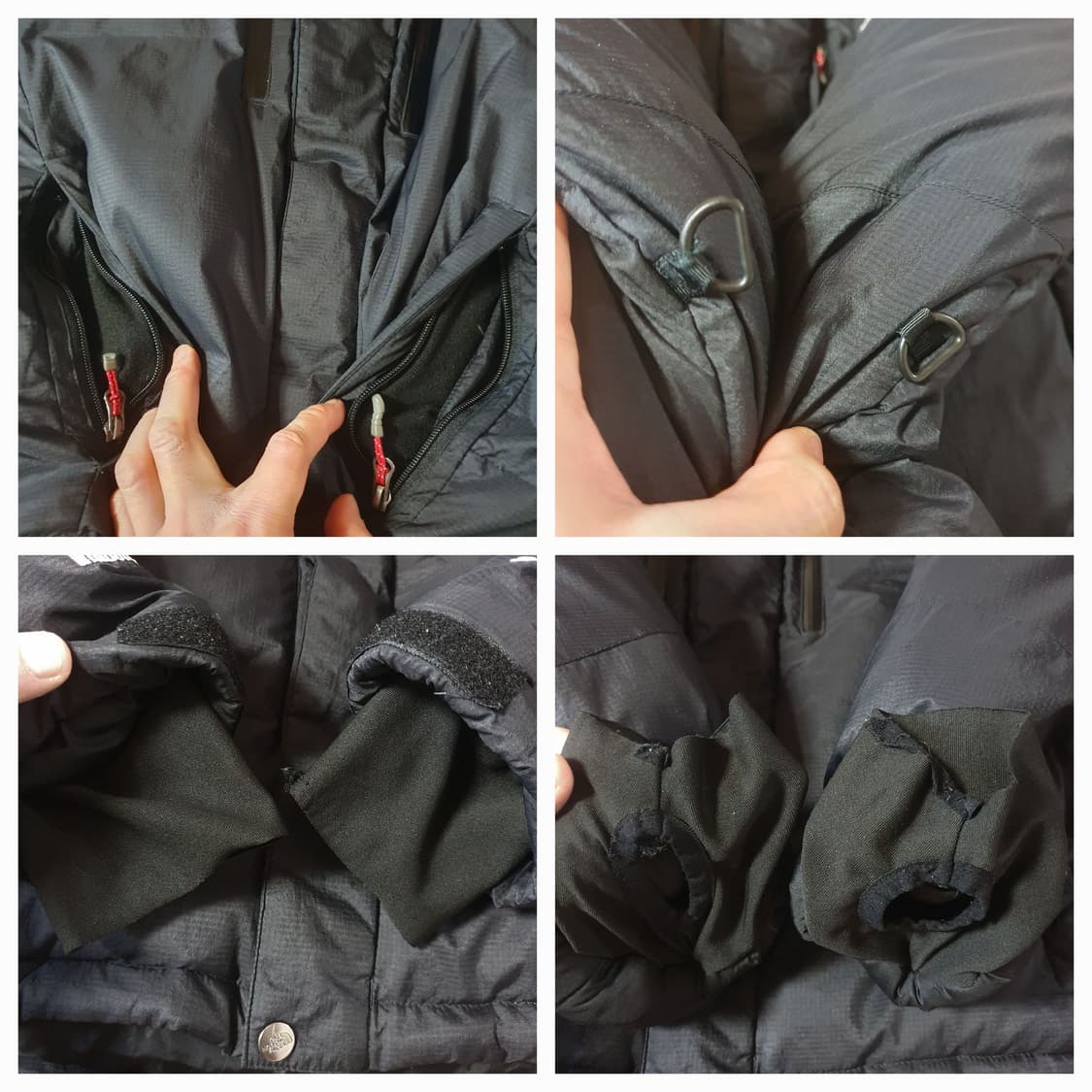 초판 노스페이스 히말라야 800필 패딩 S 블랙 상품이미지4