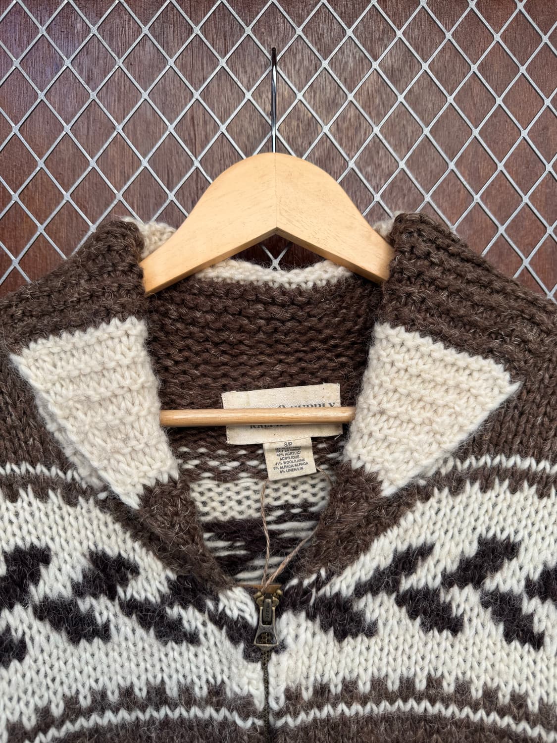 폴로 랄프로렌 데님앤서플라이 코위찬 노르딕 니트집업 가디건 S 상품이미지2