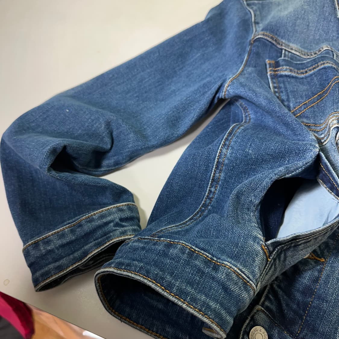 우먼S-M 쟈딕앤볼테르 슬림핏 엔젤기타자수 데님자켓 상품이미지5