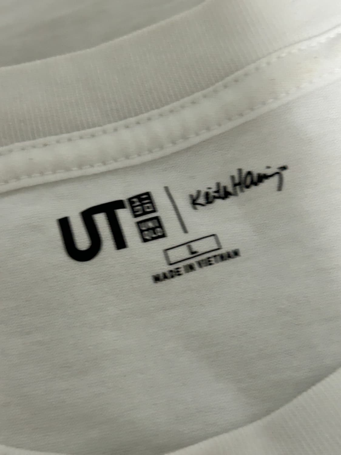 유니클로 keith haring 그래픽 반팔 (L) (정품) 상품이미지2