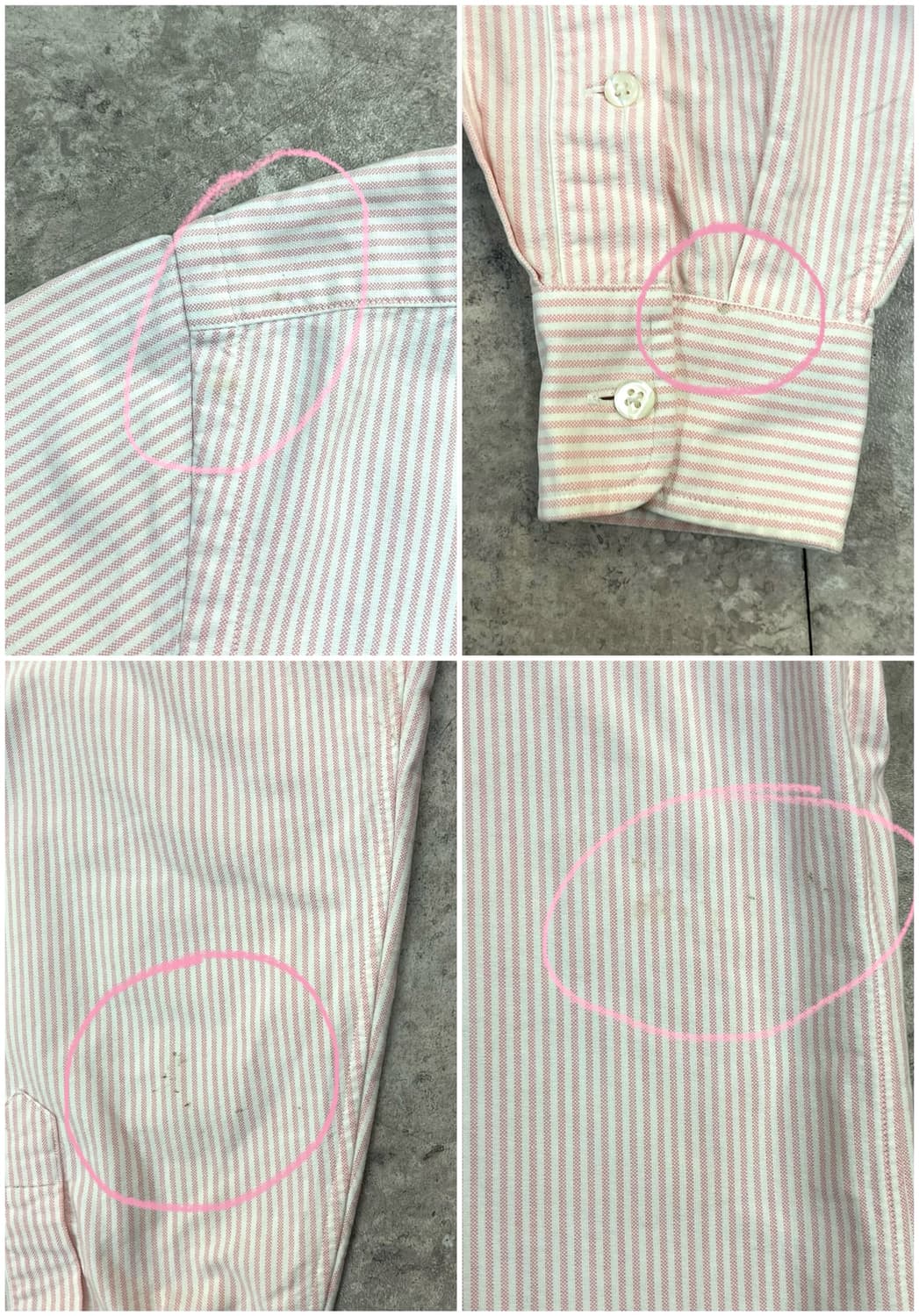 폴로 랄프로렌 스트라이프 셔츠 핑크 95 #csz3086 상품이미지9