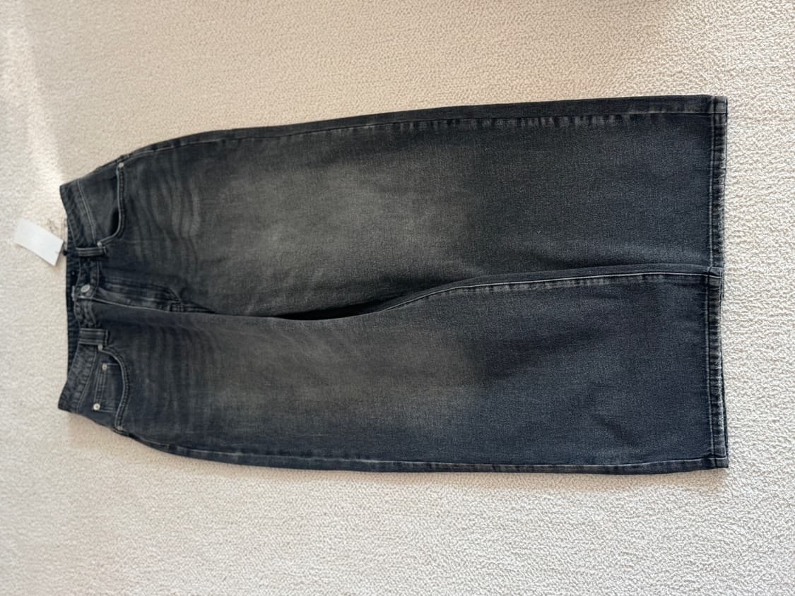 Back Studded Denim Pants (Black) 상품이미지1