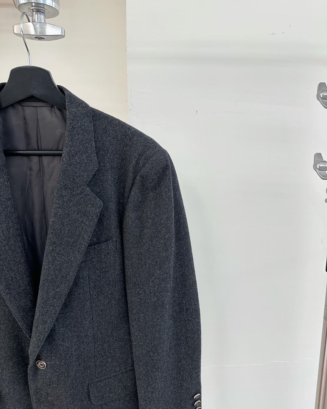 크리스찬 디올 차콜 2b 울 블레이저 자켓 상품이미지4