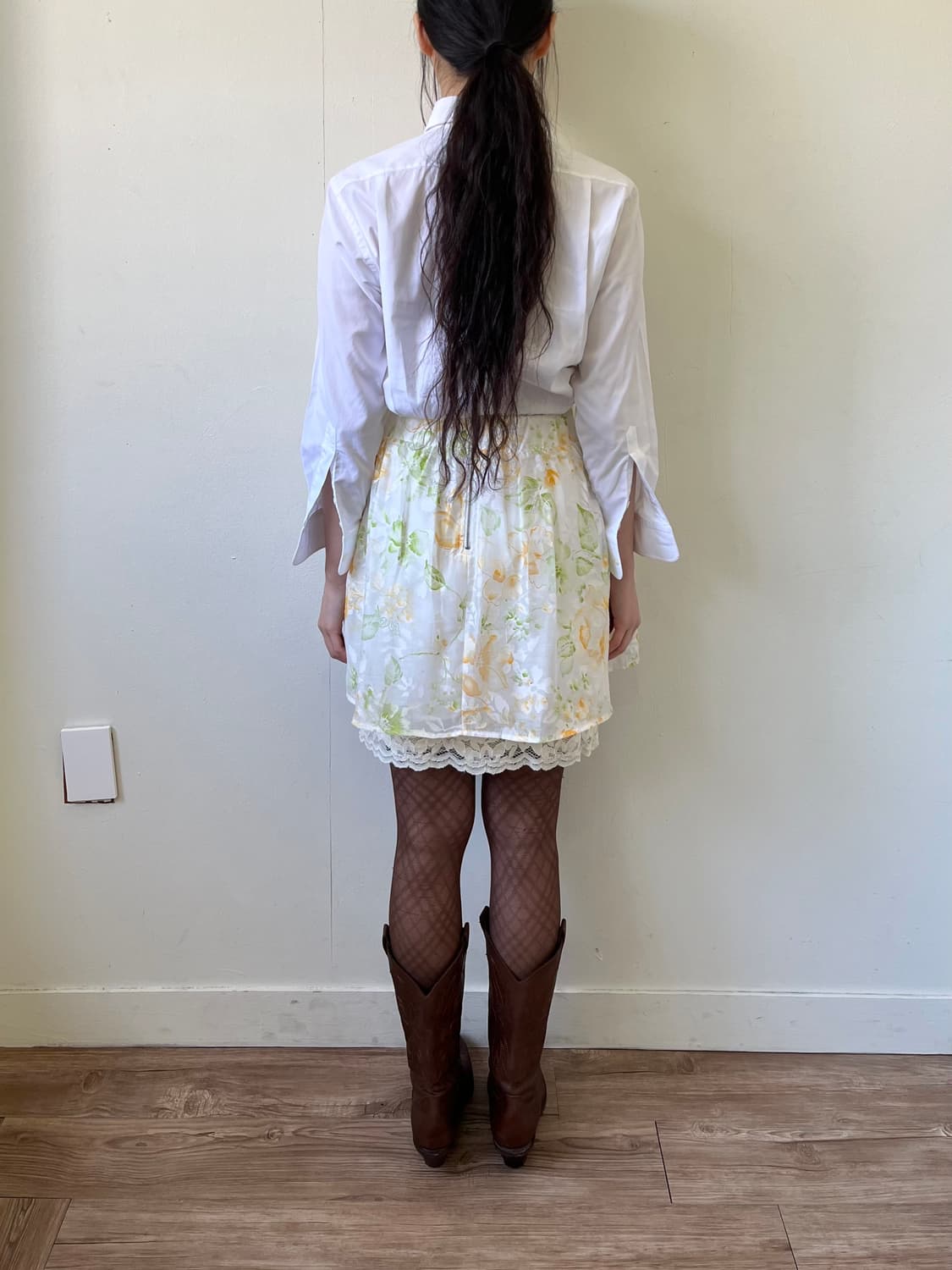 one way 플라워 미니스커트 상품이미지9