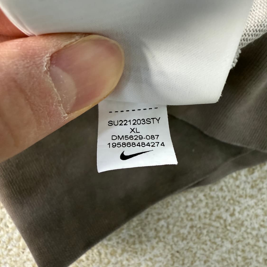 [XL] 나이키 리바이벌 저지 크루 맨투맨 0114T1 상품이미지5