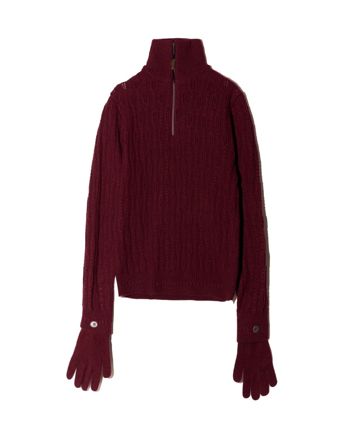 Hyein Seo 혜인서 니트 w/ 장갑 버건디 3사이즈 상품이미지2