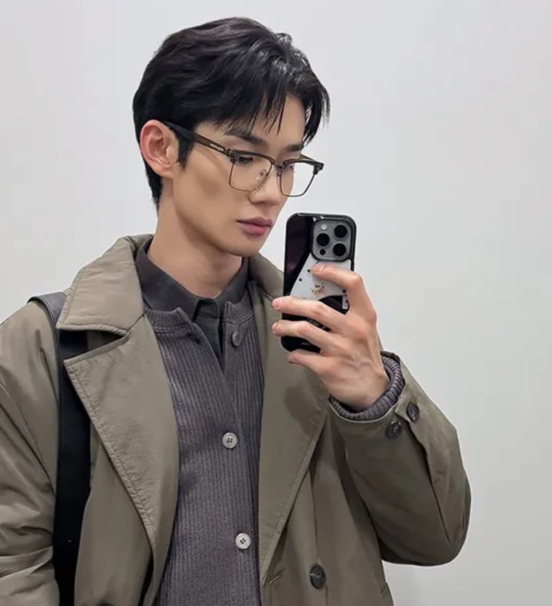 (새상품) 쓰리치얼스 ASTER 01 OP BLACK 안경 상품이미지1